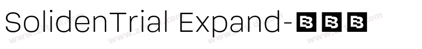 SolidenTrial Expand字体转换